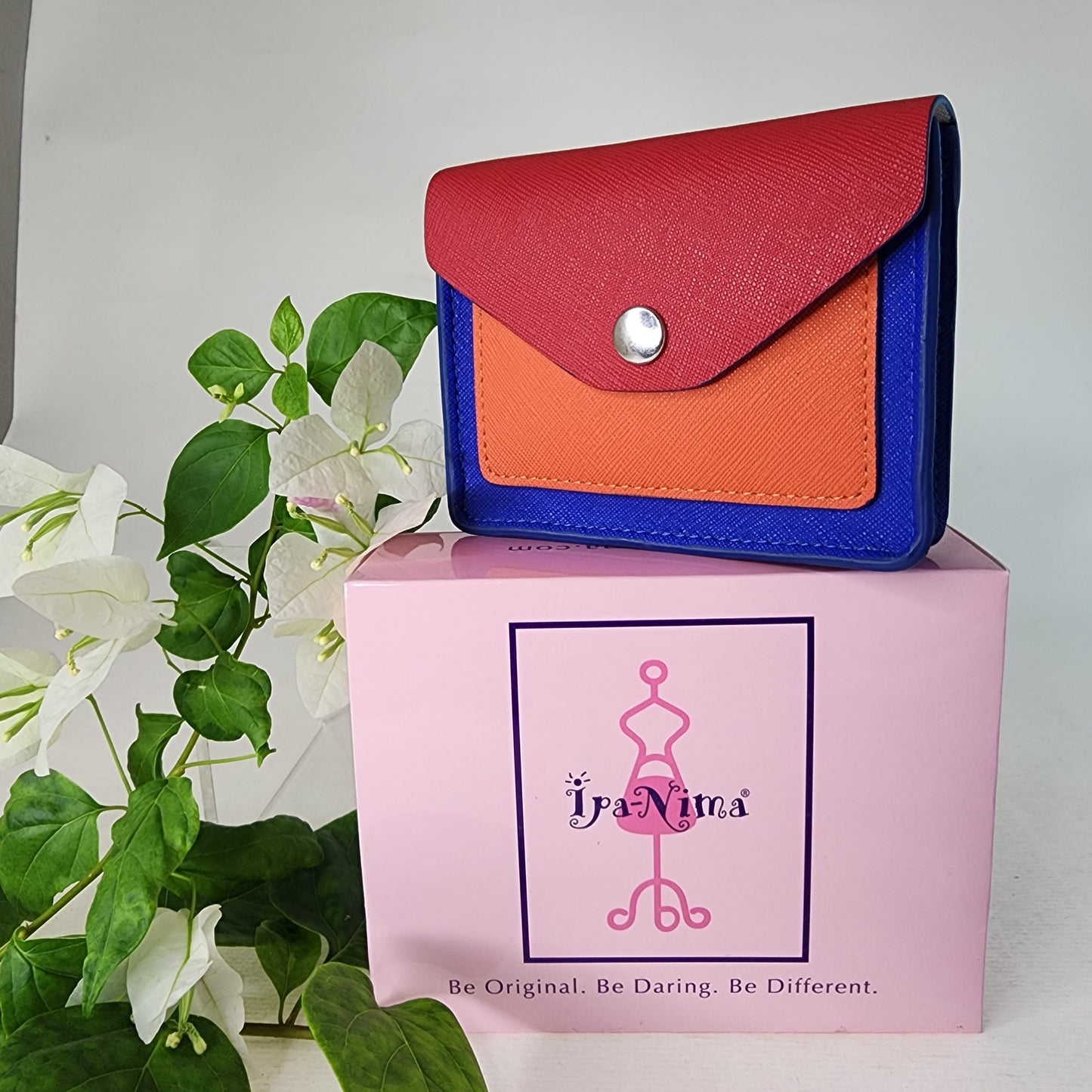 Colour Bloc Small Purse and Card Holder