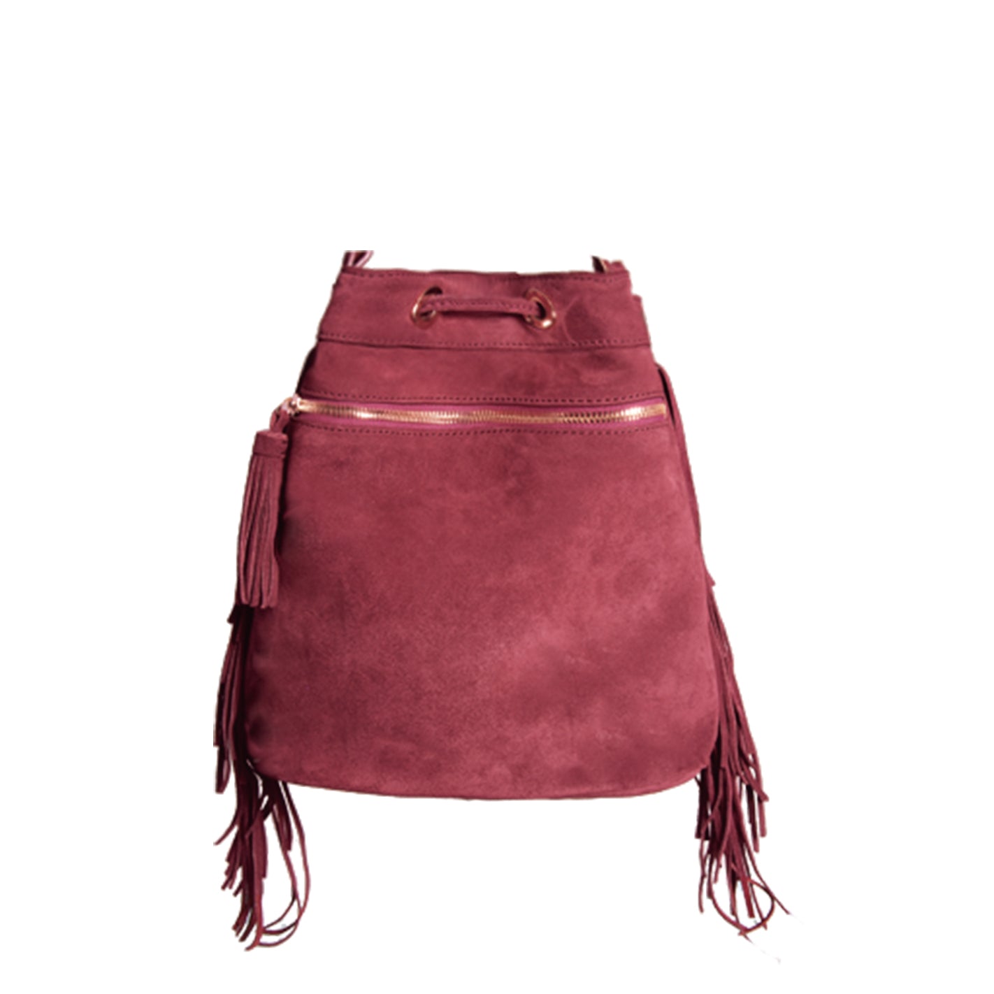 MAE Hand-braided Suede Bucket