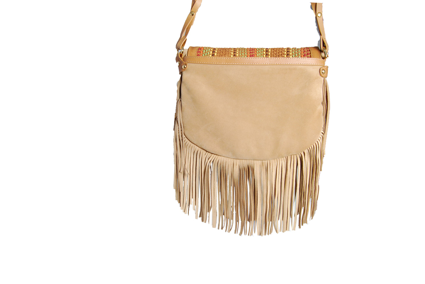 Maddie Hand-braided Crossbody Satchel