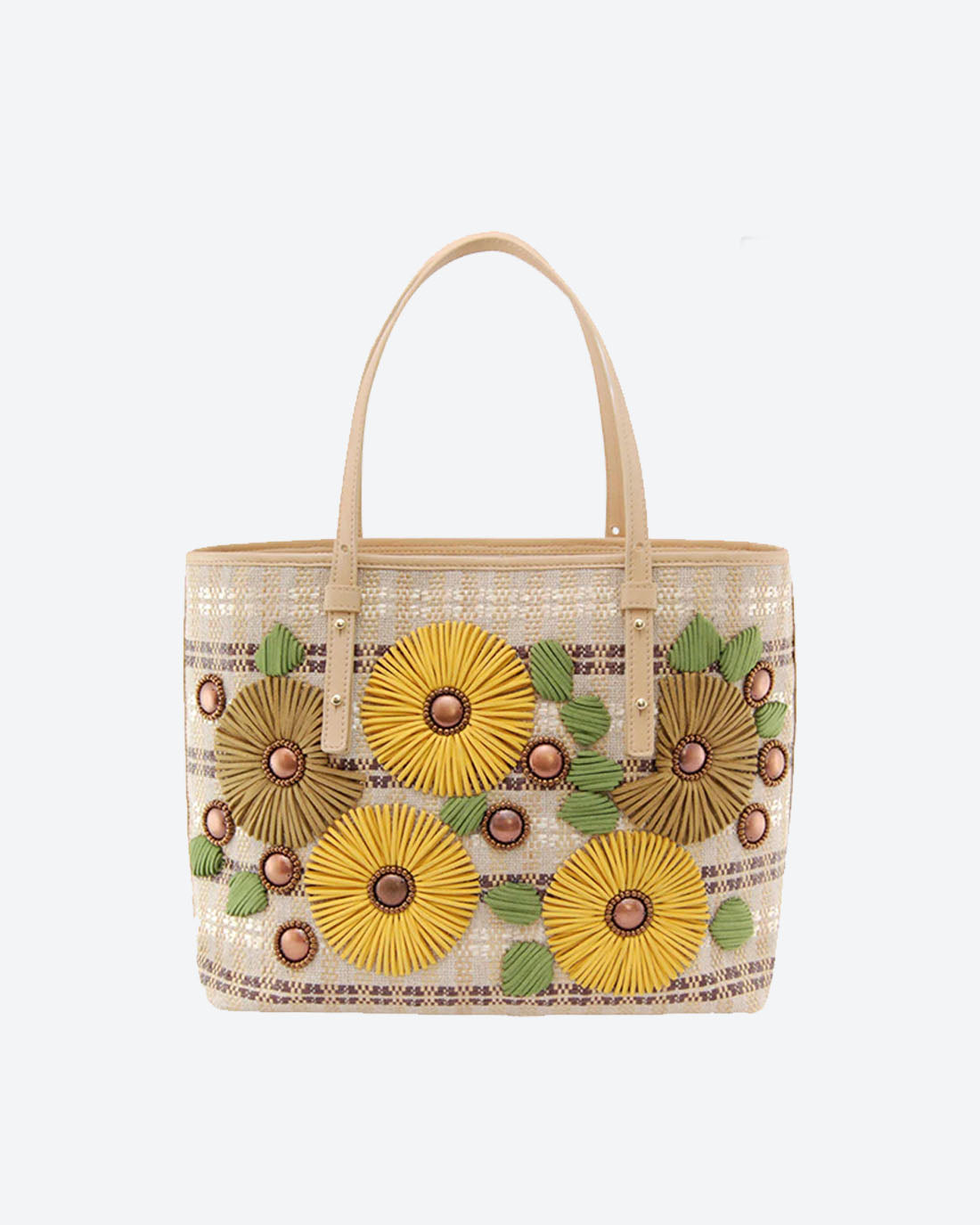 CALAMINTHA Embellished Summer Tote