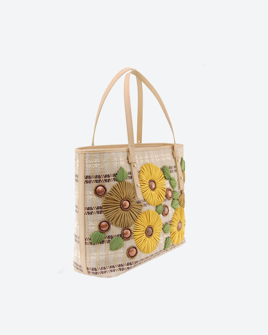 CALAMINTHA Embellished Summer Tote