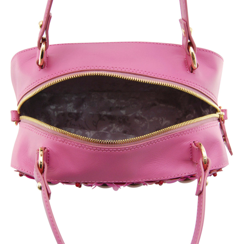 PETULA Embellished Leather Box Bag