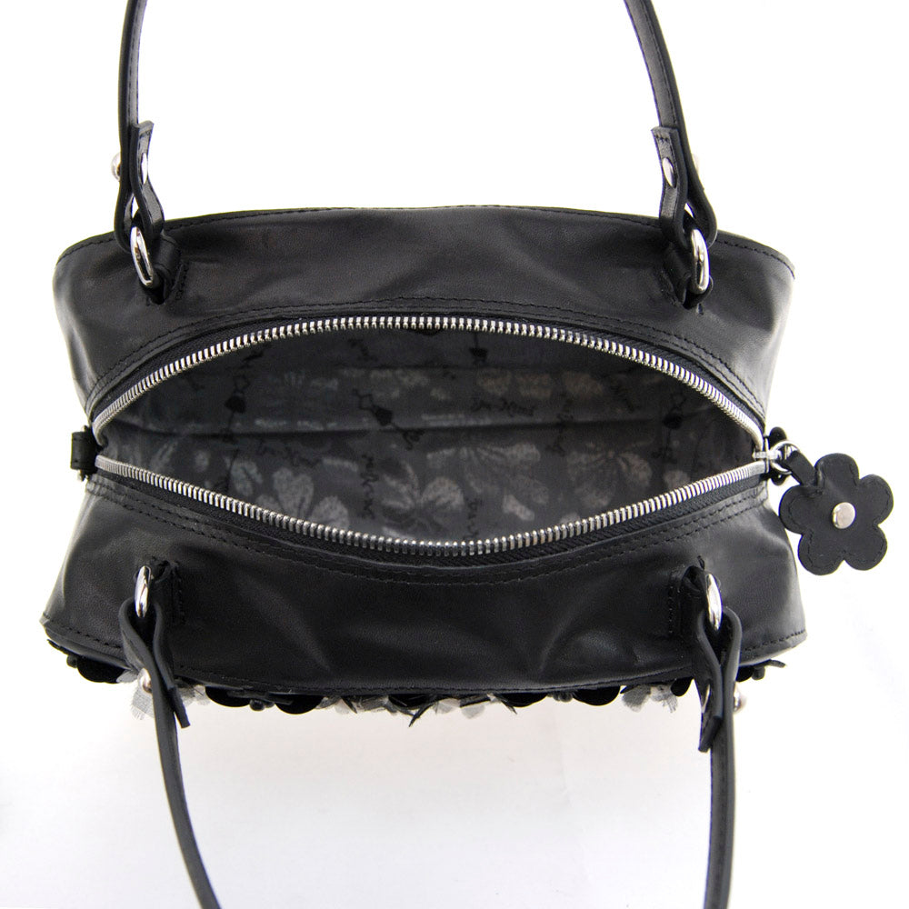 PETULA Embellished Leather Box Bag
