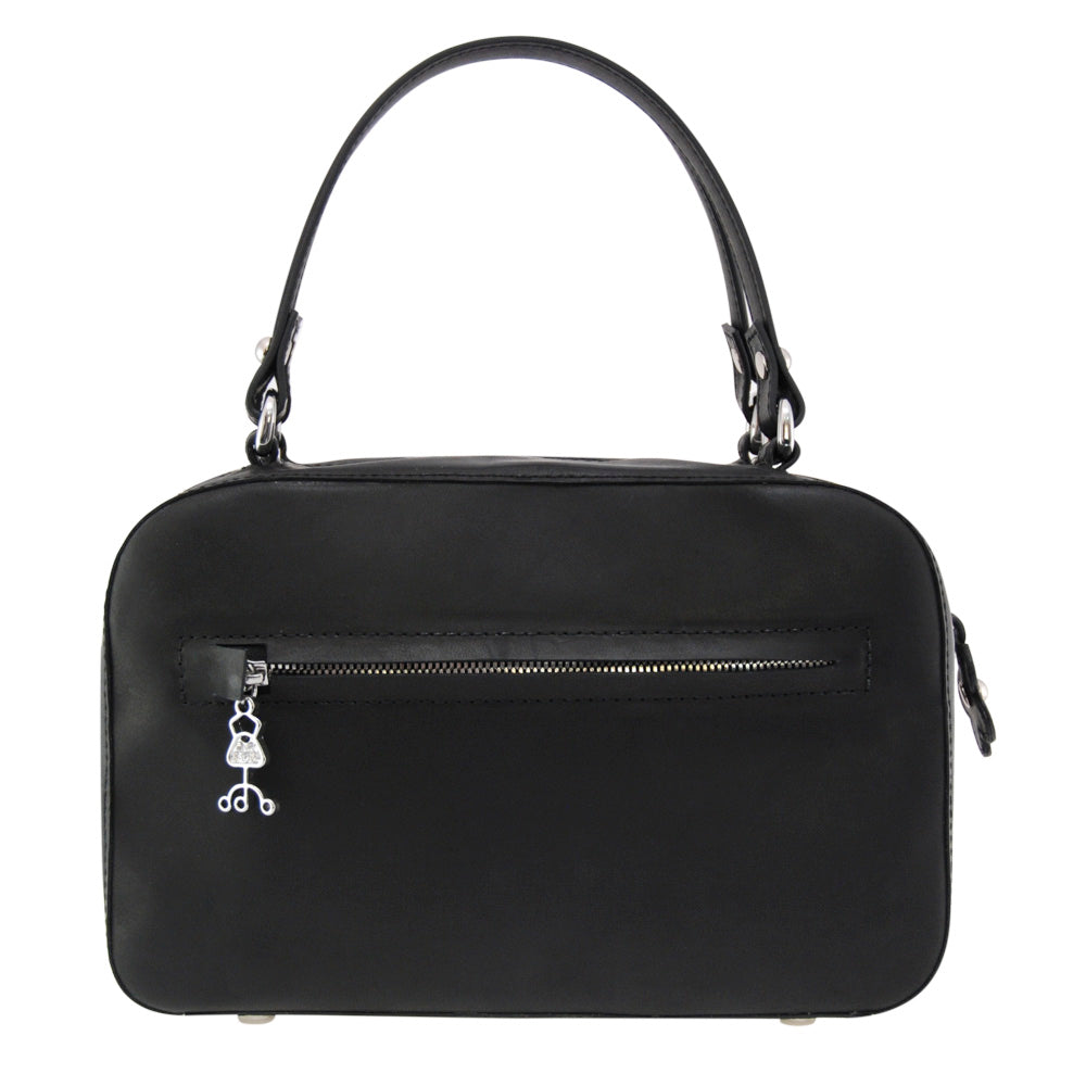 PETULA Embellished Leather Box Bag