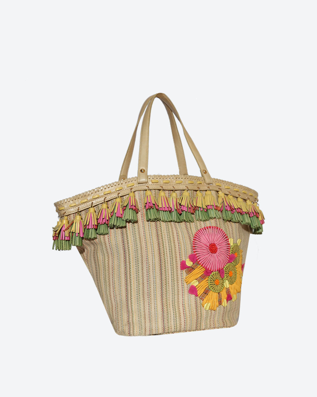 GAURA: Giỏ bãi biển họa tiết