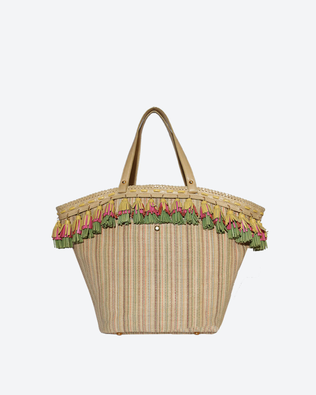 GAURA Embellished Beach Basket