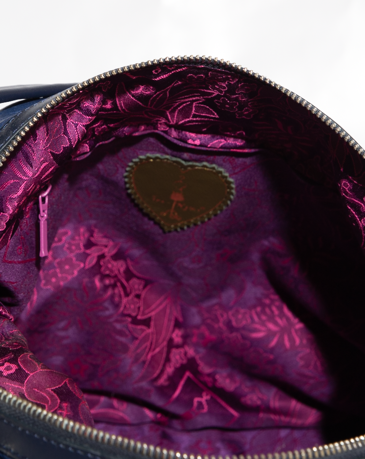 JOCELINE II: Leather Boston Bag