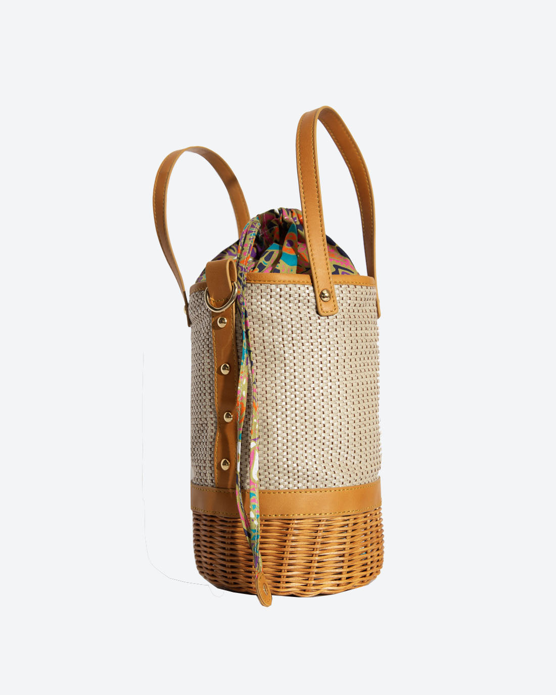 TORY Small Rattan Basket