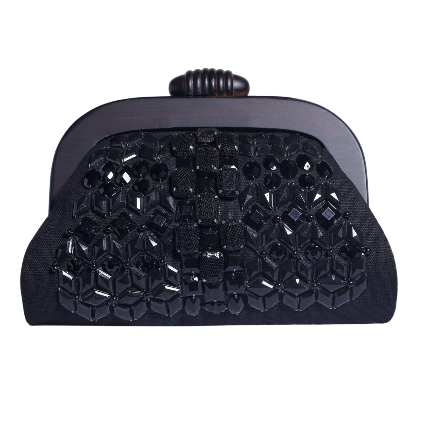 NOIR Beaded Evening Clutch