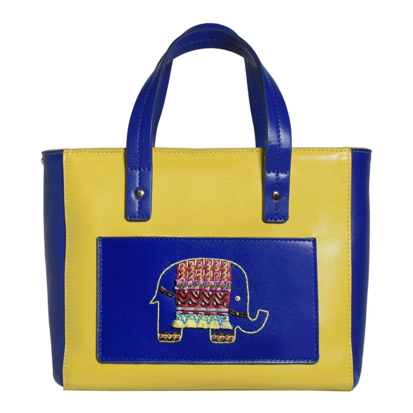 EKANTA Leather Square Tote