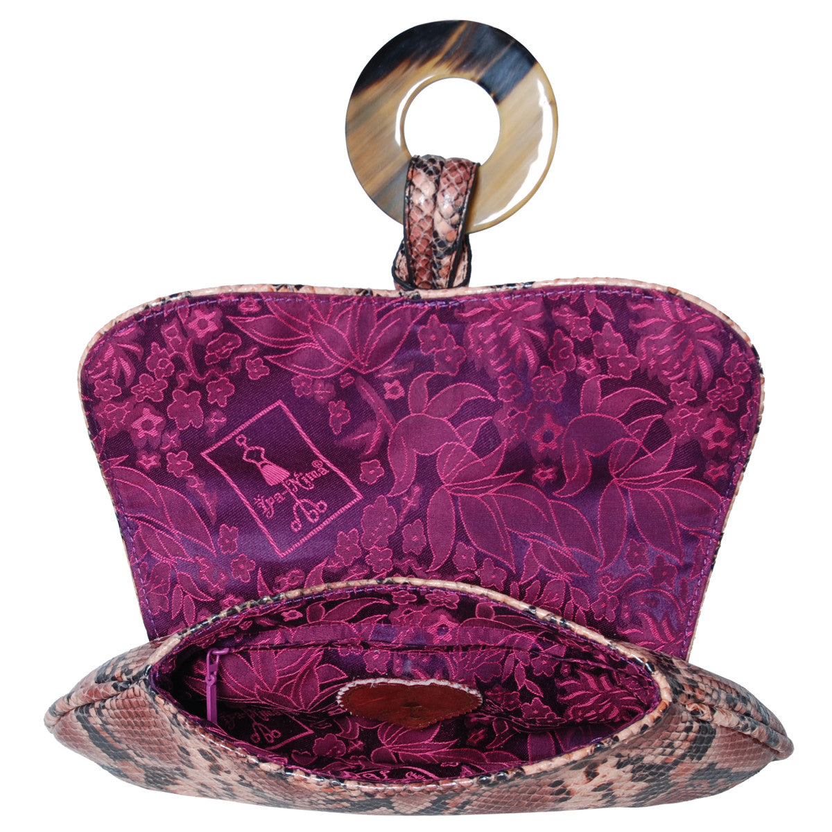 FRANCES Exotic Leather Clutch