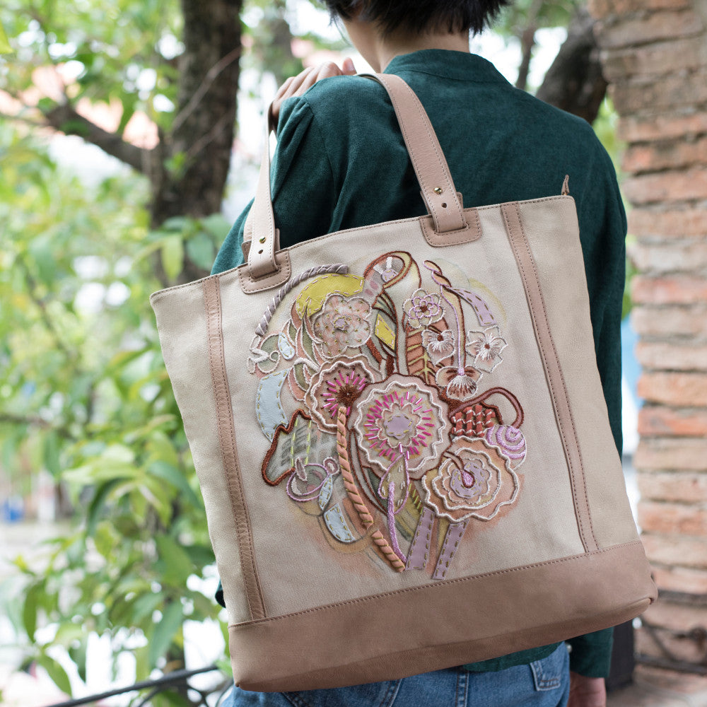 MATISSE: Hand Painted Tote Bag