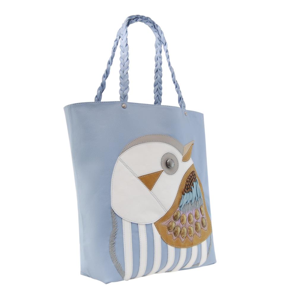 DOWITCHER Leather Applique Tote