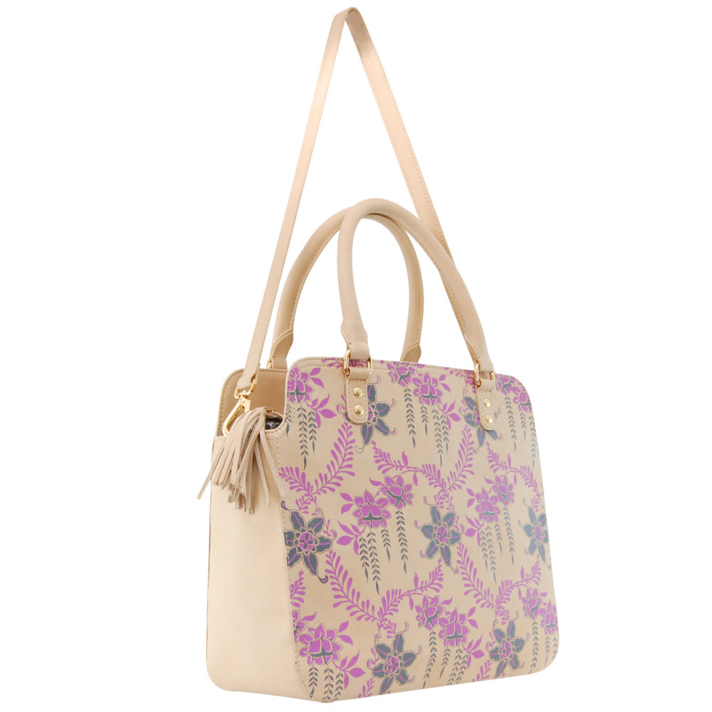 Eden Printed Leather Tote