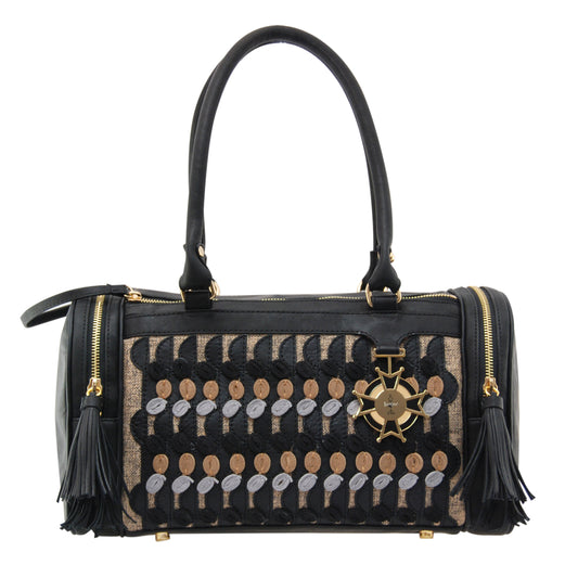 The Artisanal Warley Boston: A Handbag Adorned with Handcrafted Embellishments