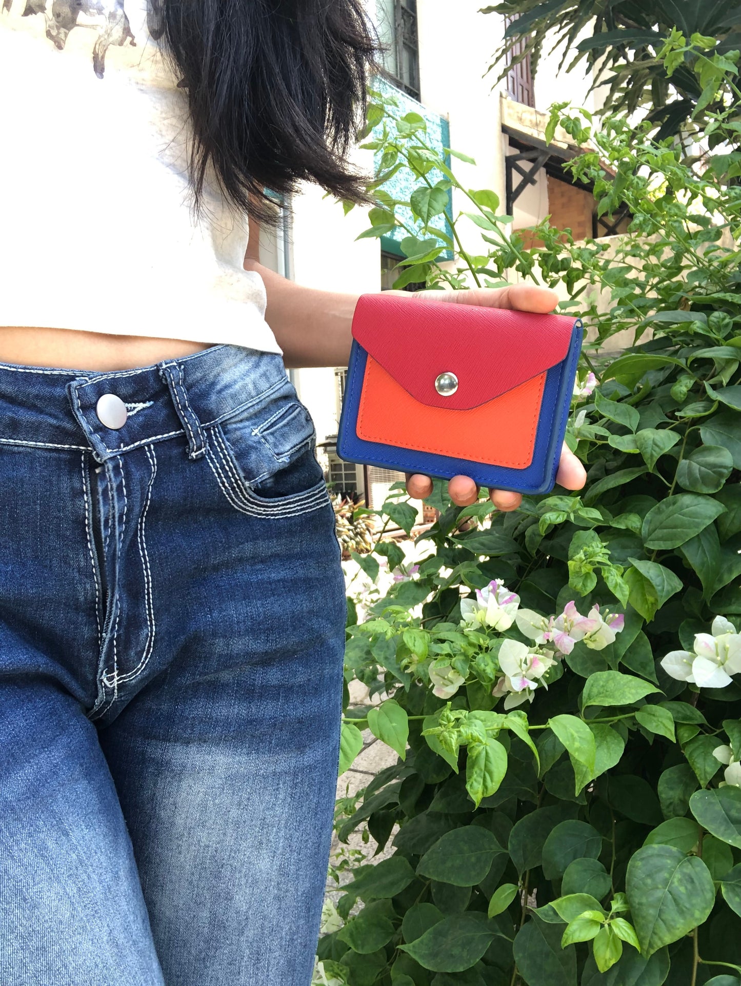 Colour Bloc Small Purse and Card Holder