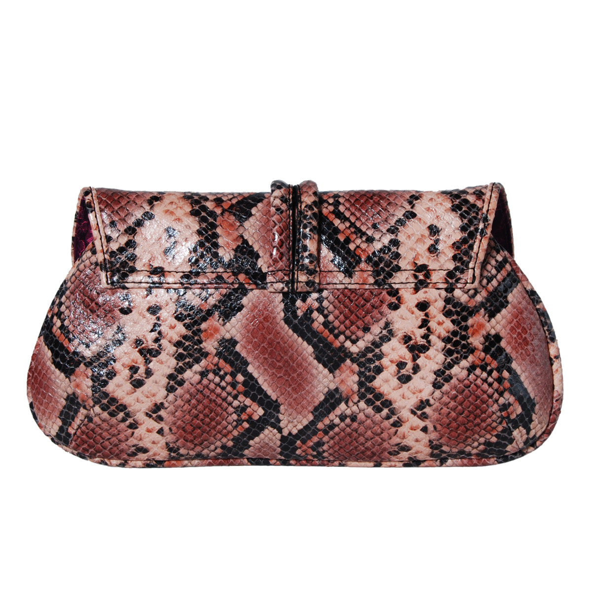 FRANCES Exotic Leather Clutch