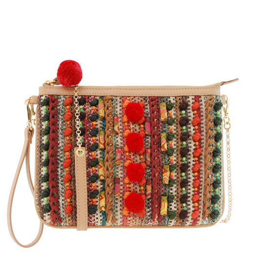 ACANTHUS: Colorful Embellished Pouch