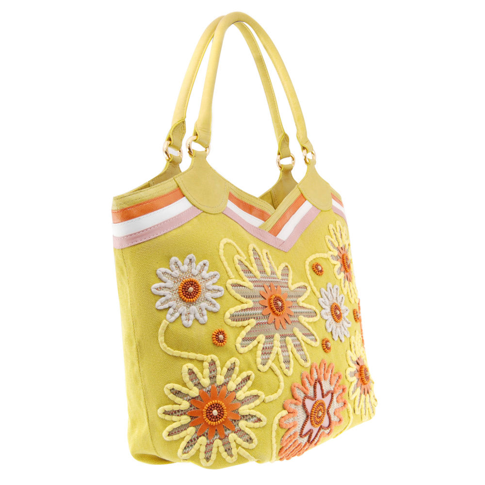 ODORATA Embroidered Beach Bucket